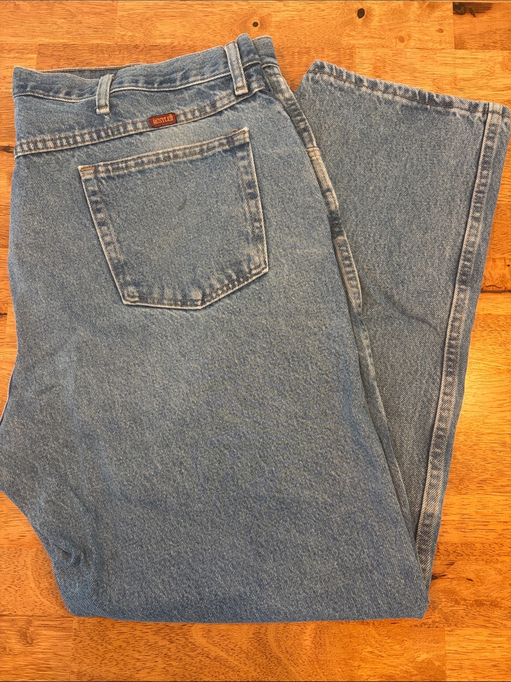 Rustler Medium Faded Jeans